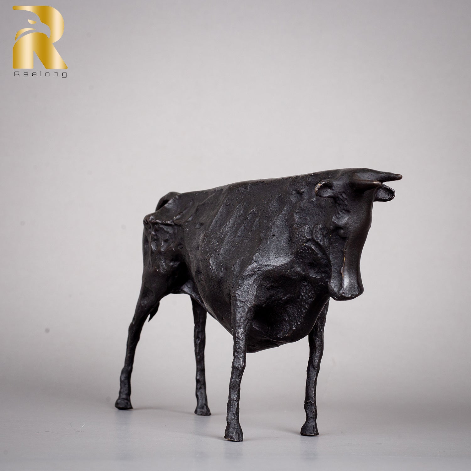 Abstract Bronze Bull Statue Bronze Replica Art Crafts by Picasso Famous Bronze Bull Sculpture For Home Decor Collection Gifts