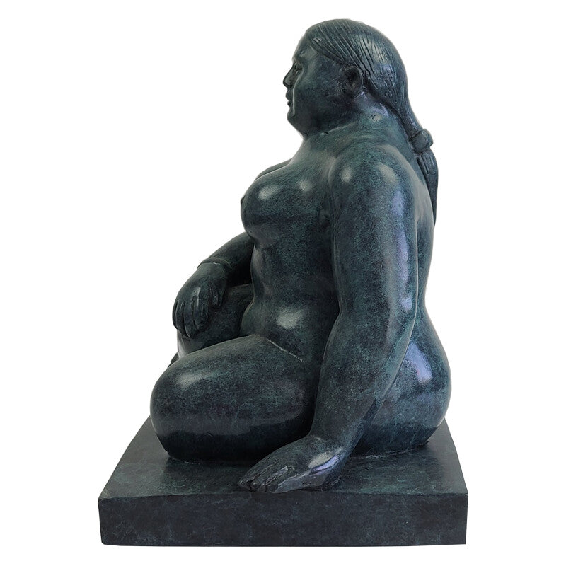 Bronze Fat Woman Sculpture Bronze Famous Statue Home Hotel Decor Bronze Crafts