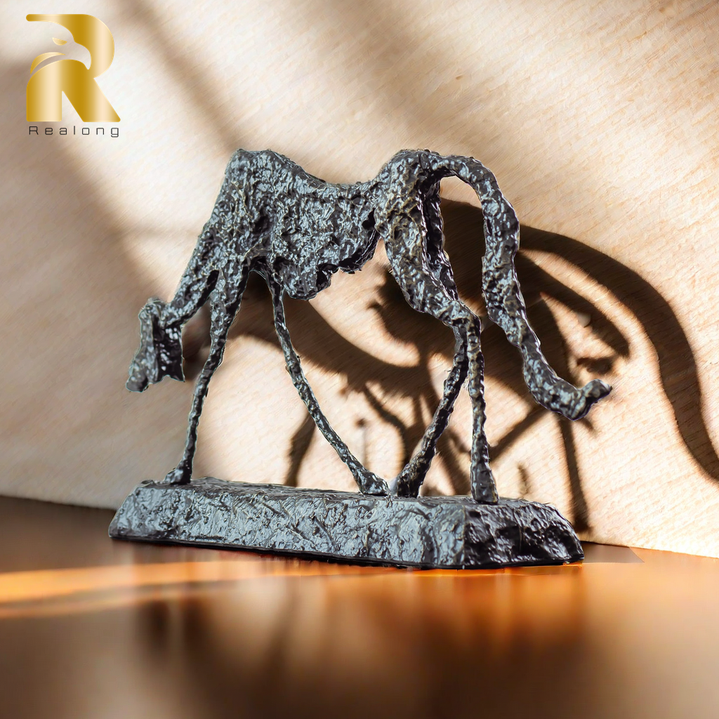 "The Dog" Bronze/Metal Sculpture Replica by Alberto Giacometti - Famous Abstract Bronze/Metal Animal Sculpture-Iconic Modern Art Statue for Home Decor and Collectors