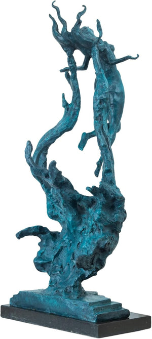 Beethoven Rhapsody bronze sculpture displayed in art gallery setting