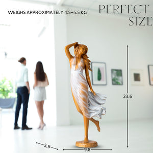 Luo Li Rong style bronze veiled woman statue life size perfect size indoor display