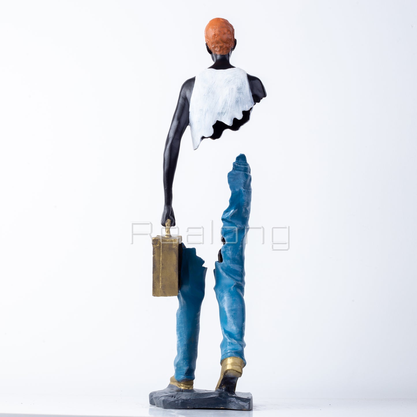 Abstract Art Bronze Travelling Man Statue Sculpture Famous Bruno Catalano Bronze Traveller Sculpture For Home Decor Gift