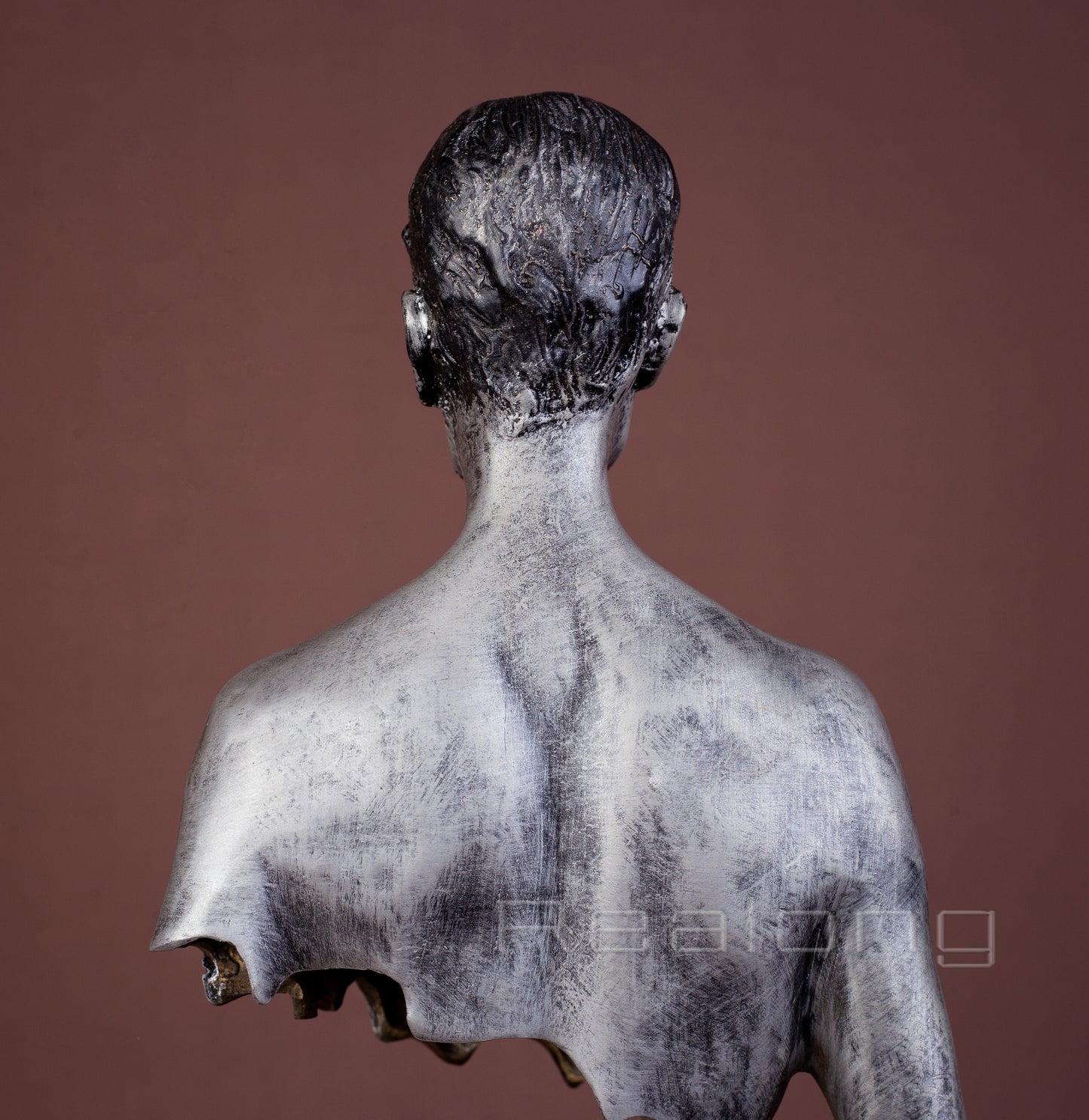 56cm Bronze Travelling Man Sculpture Modern Art Abstract Bronze Traveller Statues Bronze Casting Crafts For Home Decor Gifts