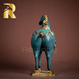 Bronze Horse Sculptures Statues 100% Bronze Casting 40cm Horse Statue For Decor & Gift Beautiful Indoor Sculptures