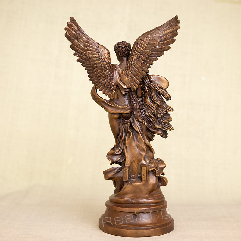 18.9" Bronze Cupid Statue Bronze Cupid and Psyche Sculpture Greek Mythology Sculpture Casting Bronze Famous Crafts For Home Decor