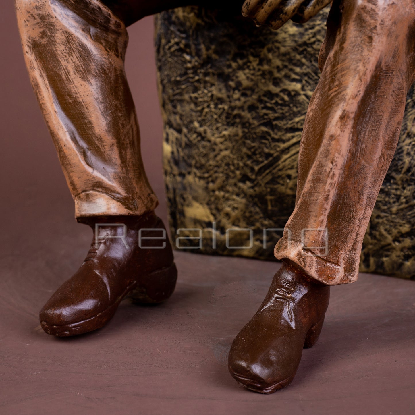 40cm Modern Art Travelling Man Bronze Statue Famous Abstract Bronze Traveller Sculpture Handmade Crafts For Home Decor Gifts