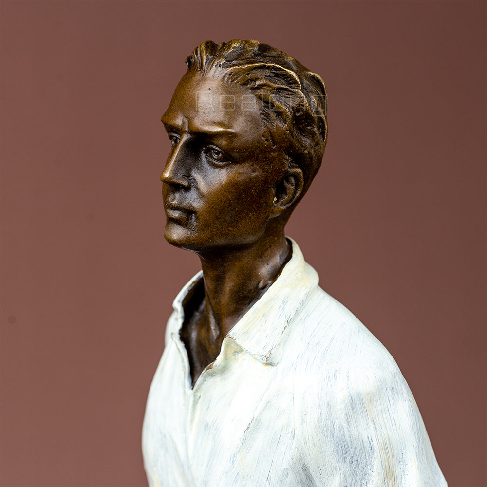 Famous Bruno Catalano Bronze Traveller Sculpture The Traveller Man Statue Classic Art Craft For Home Hotel Decor luxurious Gifts