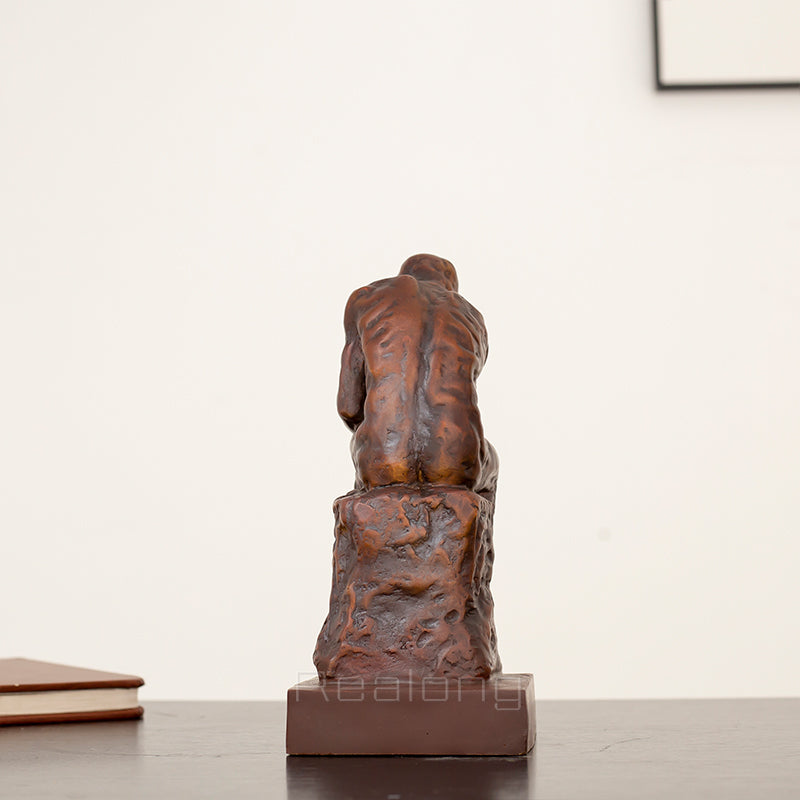 Bronze Thinker Statue Bronze Thinker Sculpture Famous Art Crafts For Home Decor Ornaments