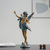 Bronze Cupid Sculpture Famous Love God Eros Bronze Cupid Statue Greek Mythology Angel Sculptures