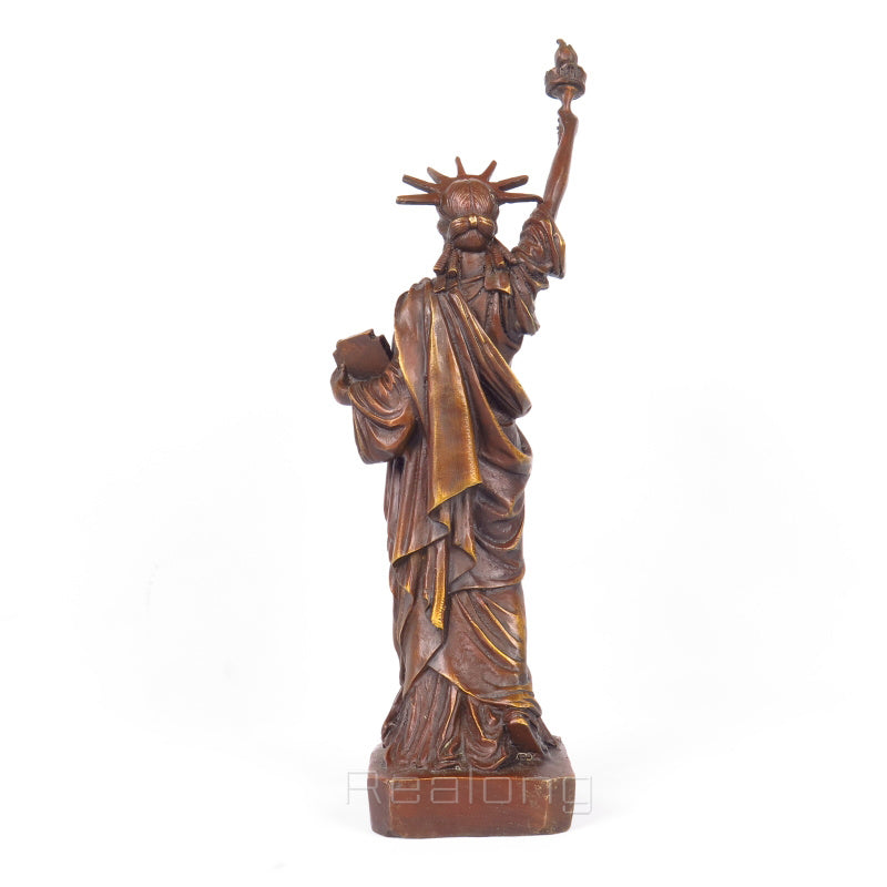 29cm Bronze Liberty Statue Bronze Statue of Liberty Famous Bronze Liberty Sculpture Modern Art Figurine Home Decor Gifts