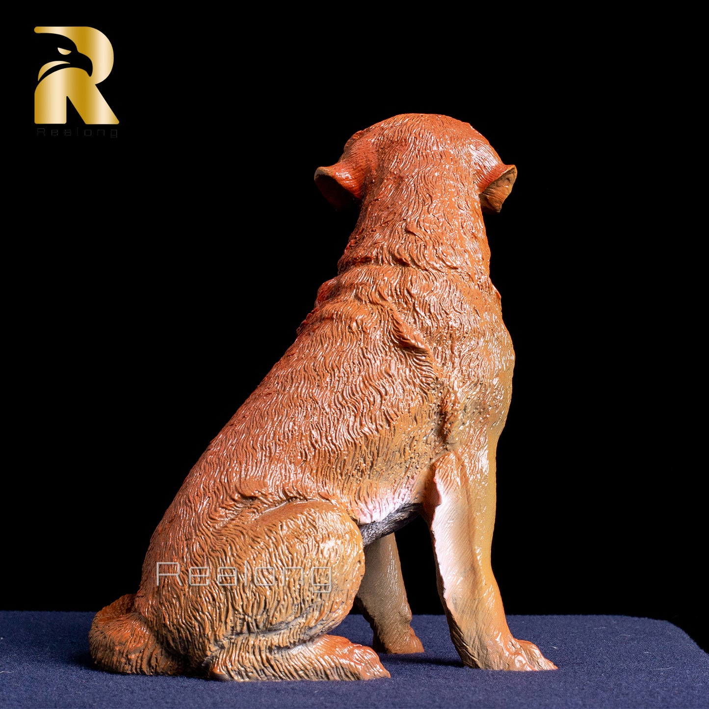 Dog Statue Bronze Sculpture Home Decor Bright Colors and Exquisite Workmanship