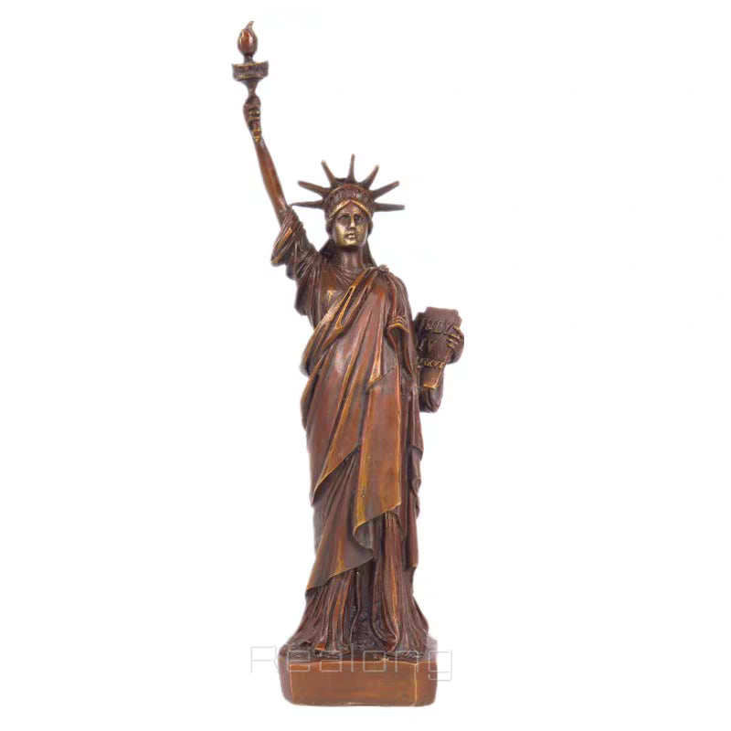 29cm Bronze Liberty Statue Bronze Statue of Liberty Famous Bronze Liberty Sculpture Modern Art Figurine Home Decor Gifts
