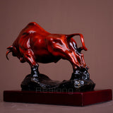 Bronze Wall Street Cattle Sculpture Bull OX Bronze Statue Exquisite Crafts