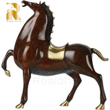 Horse Bronze Statue For Home Decor Animal Ornament 100% Bronze Sculpture Horse Art Figurine Decorative Sculpture