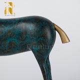 Horse Statue Bronze Home Decor Horse Sculpture 100% Bronze Casting Horse Figurines Exquisite Gifts With Meticulous Workmanship