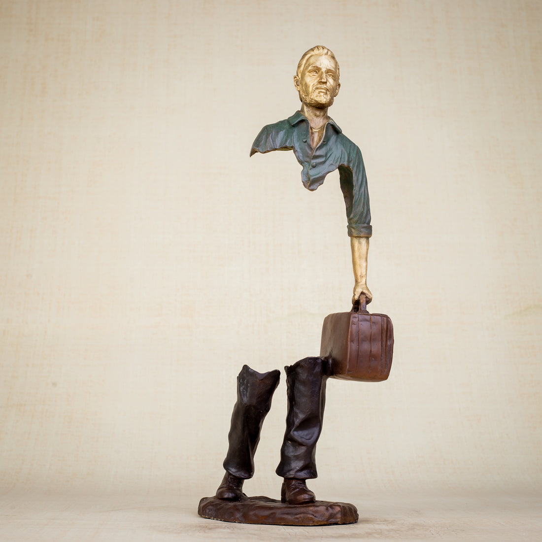 Bronze Traveler Sculpture