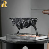 Abstract Bronze Bull Statue Bronze Replica Art Crafts by Picasso Famous Bronze Bull Sculpture For Home Decor Collection Gifts