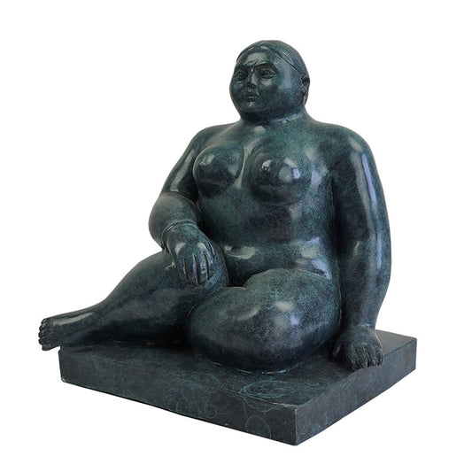 Bronze Fat Woman Sculpture Bronze Famous Statue Home Hotel Decor Bronze Crafts