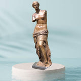 11.4" Bronze Venus de Milo Sculpture,Greek Goddess Aphrodite Figurines Bronze Statue and Sculpture for Home Office Decor and Precious Gift (Bronze)