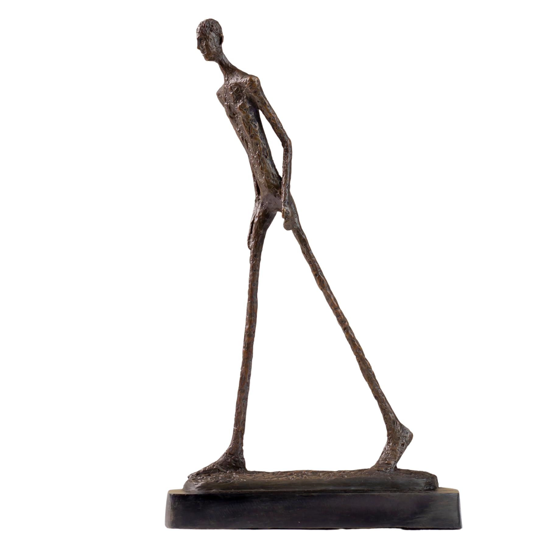 Giacometti Walking Man Bronze Statue,Black Handcrafted Art Deco Sculpture, Museum-Quality Office & Home Exclusive Modern Decorative, Unique Gift for Collectors