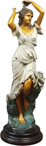 Bronze Greek Goddesses of The Seasons Statue（Spring,Summer,Autumn,Winter)– Exquisite Handcrafted Seasonal Deity Statue