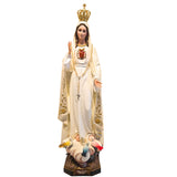 Premium Holy Family & Blessed Mother Statues - Large Handcrafted Resin Fiberglass Religious Sculptures - Life-Size Catholic Figurines for Church, Sanctuary, & Home Decor - Durable FRP Christian Art