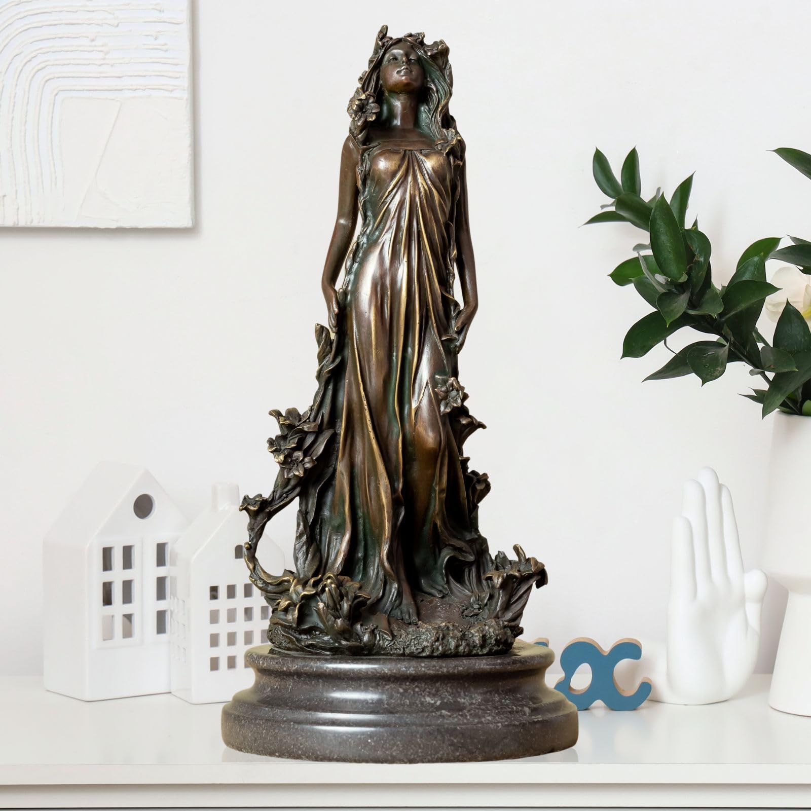 Bronze Aphrodite Statue, Greek Goddess of Love Sculpture, Timeless Bronze Art Piece, Unique Gift for Mythology Lovers, Art Collectors – Elevate Your Space Décor