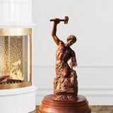 Self-Made Man Bronze Statue by Bobbie Carlyle - Iconic Motivational Sculpture for Executive Office Decor, High-End Success Gift & Modern Art Collection
