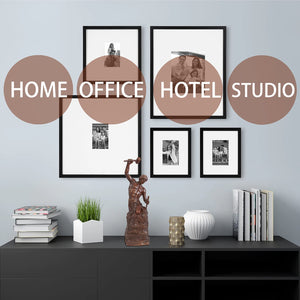 Self-Made Man bronze statue displayed in home office hotel and studio settings