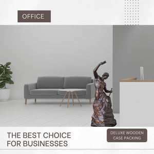 Self-Made Man bronze statue as best choice for business office executive décor