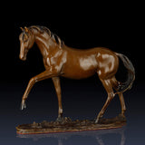 Bronze Horse Statues And Sculptures Bronze Horse Figurine Bronze Running Horse Statue Animal Art Crafts For Home Decoration Gift