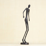 65cm Giacometti Bronze Sculpture Bronze Abstract Statue For Home Decoration Large Ornament Famous Art Craft