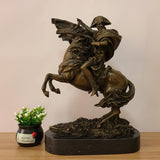 Bronze Sculpture of Napoleon Crossing The Alps Classical Bronze Napoleon Statues Famous Art Crafts For Home Decor Gifts Collect