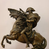 Bronze Sculpture of Napoleon Crossing The Alps Classical Bronze Napoleon Statues Famous Art Crafts For Home Decor Gifts Collect