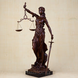 Bronze Lady Justice Statue With Scales Bronze Goddess of Justice Sculpture Mythology Bronze Statues For Home Decor Craft Gifts