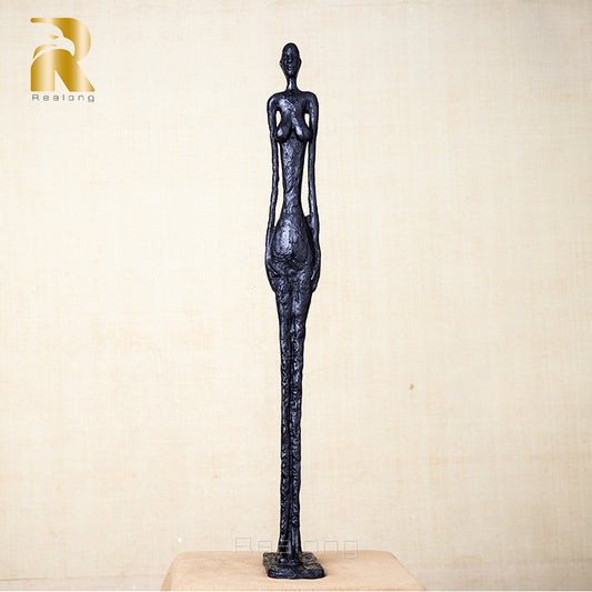 Large Giacometti Bronze Sculpture Bronze Abstract Statue Giacometti Person figure Walker Sculpture Home Decoration Luxury Crafts