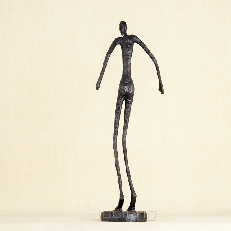 65cm Giacometti Bronze Sculpture Bronze Abstract Statue For Home Decoration Large Ornament Famous Art Craft