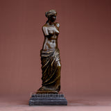 33cm Bronze Venus Statue Bronze Venus Sculpture Bronze Ancient Greece Bronze Casting Art Crafts For Home Decor Ornament Gifts