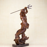Poseidon Lord Of The Seas Bronze Sculpture Bronze Poseidon Statue Western Art Greek Figurine For Home Decoration Ornament Gifts