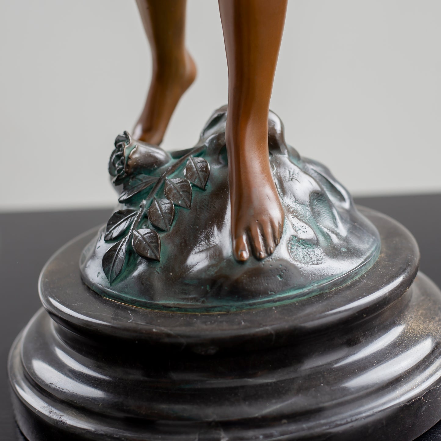 Cute Angel Cupid Bronze Statue, 21.3'' Love God Eros Greek Mythology Bronze Sculpture Art Craft Angel Sculptures for Home Decor Ornament Gifts