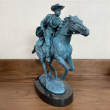 Frederic Remington Replica Bronze Statue Famous Bronze Cowboy Sculpture For Home Decor