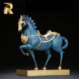 Statue Gift Bronze Horse Sculpture Home Decor 100% Bronze Casting Walking Horse Figurine Amazing Detail Exquisite Craftsmanship