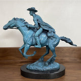 Frederic Remington Replica Bronze Statue Famous Bronze Cowboy Sculpture For Home Decor