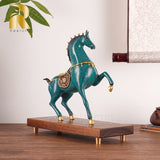 Horse Sculpture Statue 100% Bronze Casting Home Decor Animal Figurines Bronze Horse Statue Sculpture