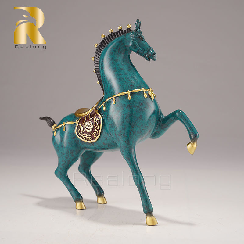 Horse Sculpture Statue 100% Bronze Casting Home Decor Animal Figurines Bronze Horse Statue Sculpture